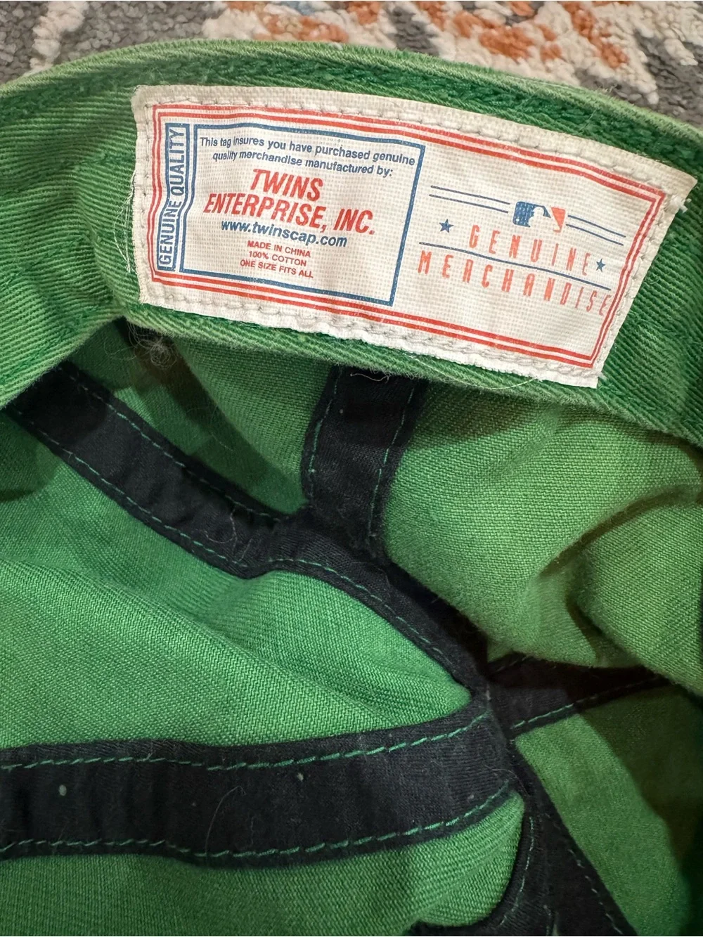 Chicago Cubs Green Cap Cotton One‎ Size